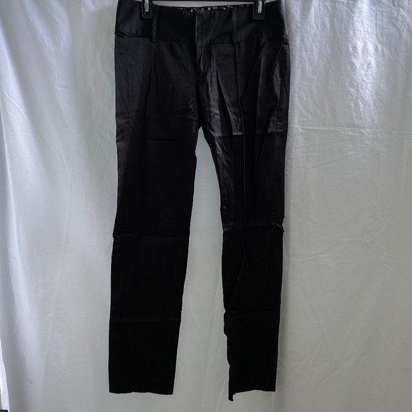 GUESS Satin Black Pants Size: 28 - Picture 2 of 13